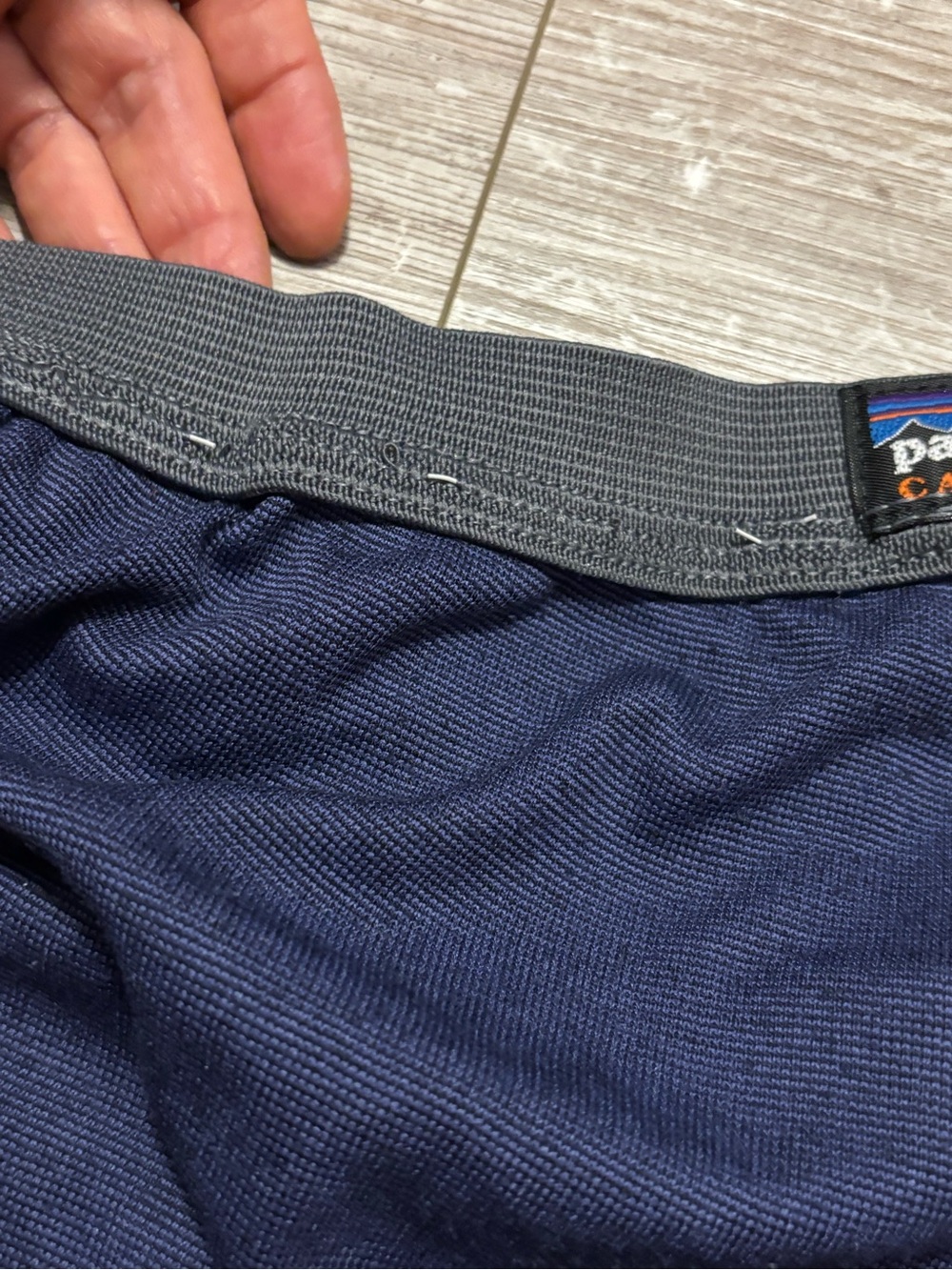 Patagonia Capilene Navy Blue Women's medium weight Thermal Base Layer Pants - Picture 5 of 6